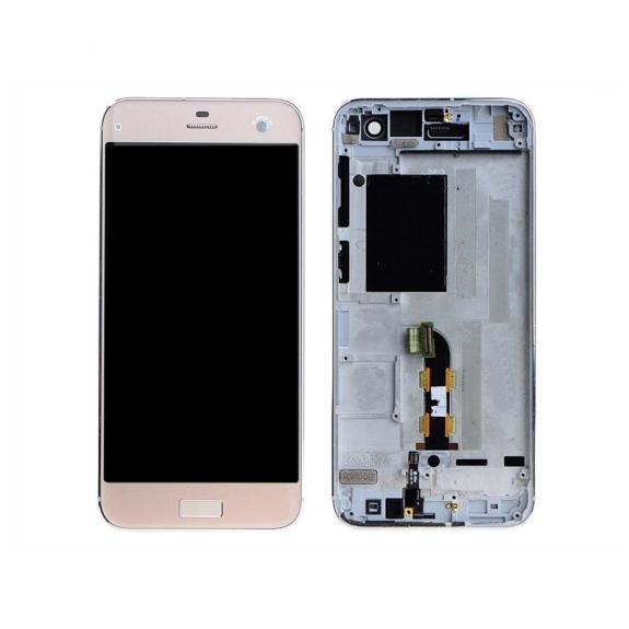 PANTALLA TACIL LCD COMPLETA PARA ZTE BLADE S7 DORADO SIN MARCO