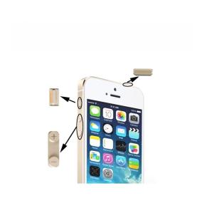 Botones laterales para iPhone 5s dorado