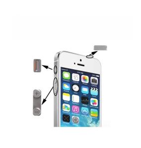 Botones laterales para iPhone 5s plata