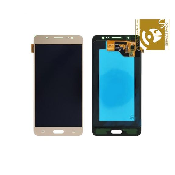 Pantalla para Samsung Galaxy J5 2016 dorado SERVICE PACK