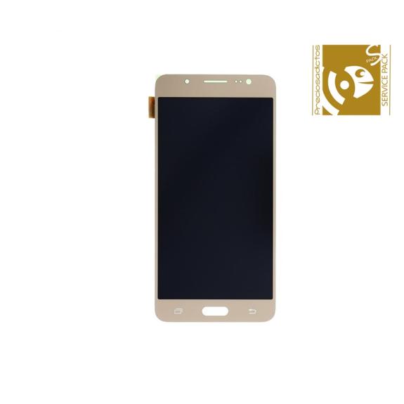 Pantalla para Samsung Galaxy J5 2016 dorado SERVICE PACK