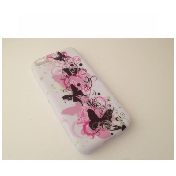 FUNDA CARCASA PARA IPHONE 5C DISEÑO FLORES BLANCO