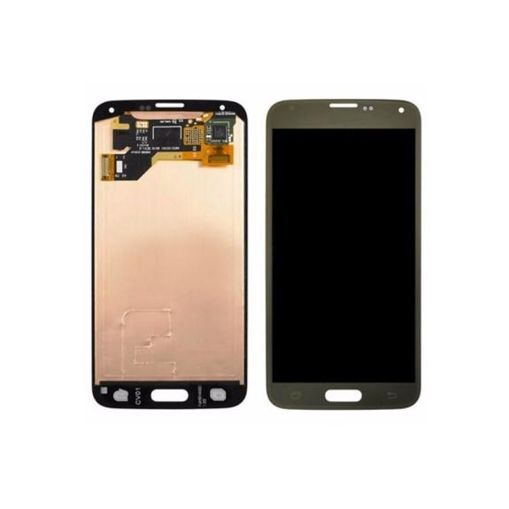 Pantalla para Samsung Galaxy E5 dorado sin marco