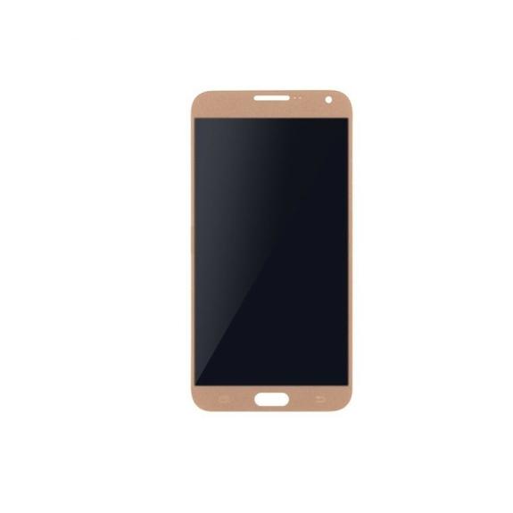 Pantalla para Samsung Galaxy E7 dorado sin marco