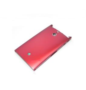 TAPA TRASERA CUBRE BATERIA PARA SONY XPERIA P ROJO