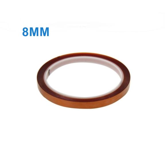 Cinta Adhesiva Térmica Kapton de 8mm - 33m de Longitud