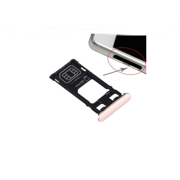 PORTA TARJETAS SIM/MICRO SD PARA SONY XPERIA X ROSA