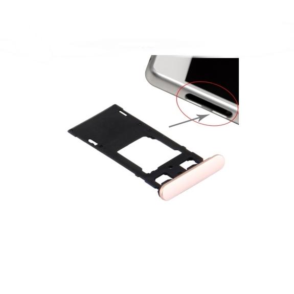 PORTA TARJETAS DUAL SIM/MICRO SD PARA SONY XPERIA X ROSA