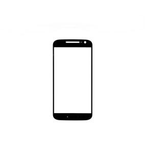 CRISTAL FRONTAL DE PANTALLA PARA MOTOROLA MOTO G4 NEGRO