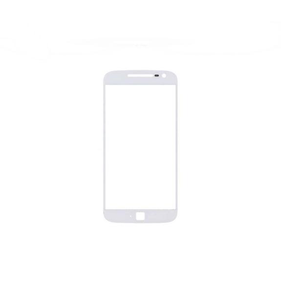 CRISTAL FRONTAL DE PANTALLA PARA MOTOROLA MOTO G4 PLUS BLANCO