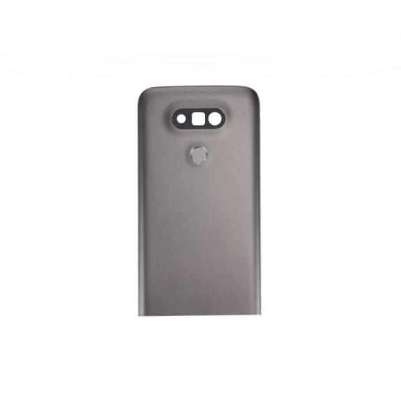 TAPA TRASERA CON BOTON HOME LECTOR HUELLA PARA LG G5 GRIS-NEGRO