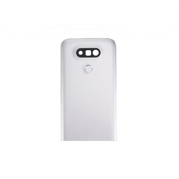 TAPA TRASERA CON BOTON HOME LECTOR HUELLA PARA LG G5 PLATA-NEGRO