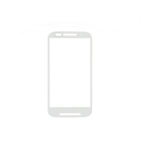 Front screen glass for Motorola Moto and white