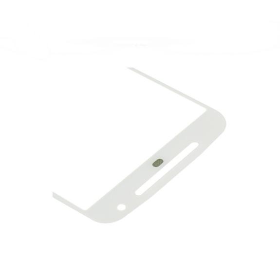 CRISTAL FRONTAL DE PANTALLA PARA MOTOROLA MOTO G2 BLANCO