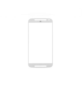 CRISTAL FRONTAL DE PANTALLA PARA MOTOROLA MOTO G2 BLANCO