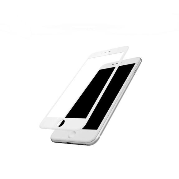 CRISTAL TEMPLADO 3D BLANCO VALIDO PARA IPHONE 7 / IPHONE 8