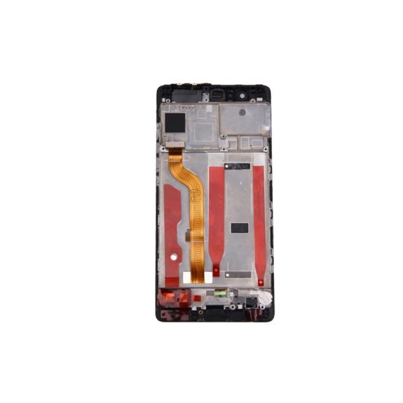 PANTALLA LCD COMPLETA PARA HUAWEI ASCEND P9 NEGRO CON MARCO