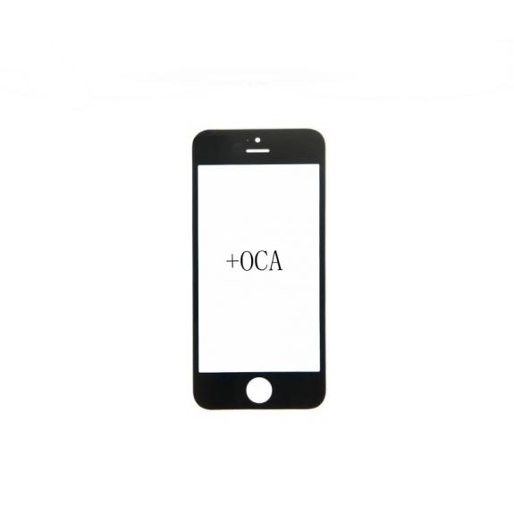 Cristal de pantalla para iPhone 5s negro