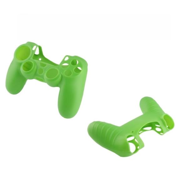 FUNDA SILICONA PARA MANDO PLAY STATION 4 COLOR VERDE