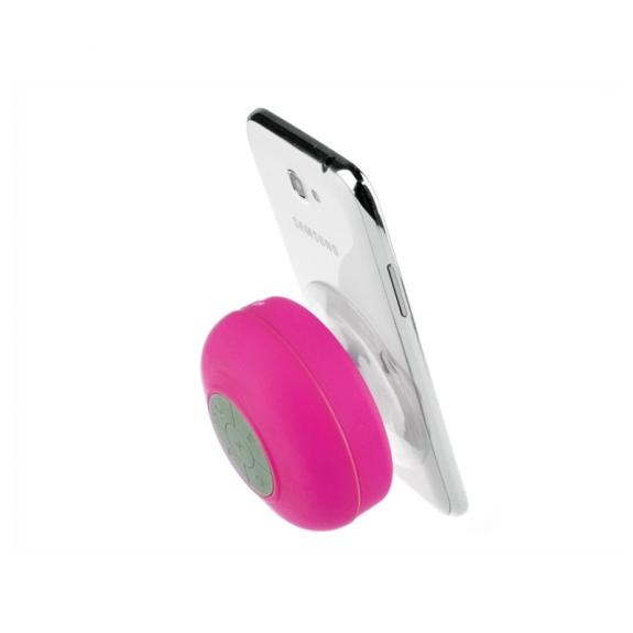 ALTAVOZ ACUÁTICO DUCHA BAÑO ROSA BLUETOOTH/MANOS LIBRES