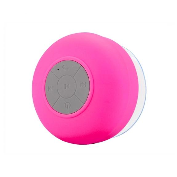 ALTAVOZ ACUÁTICO DUCHA BAÑO ROSA BLUETOOTH/MANOS LIBRES