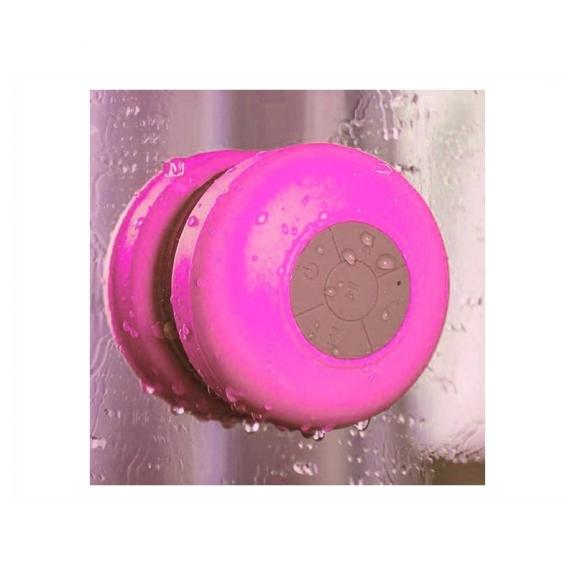 ALTAVOZ ACUÁTICO DUCHA BAÑO ROSA BLUETOOTH/MANOS LIBRES