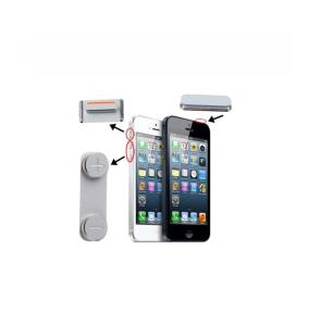 Botones laterales para iPhone 5 gris