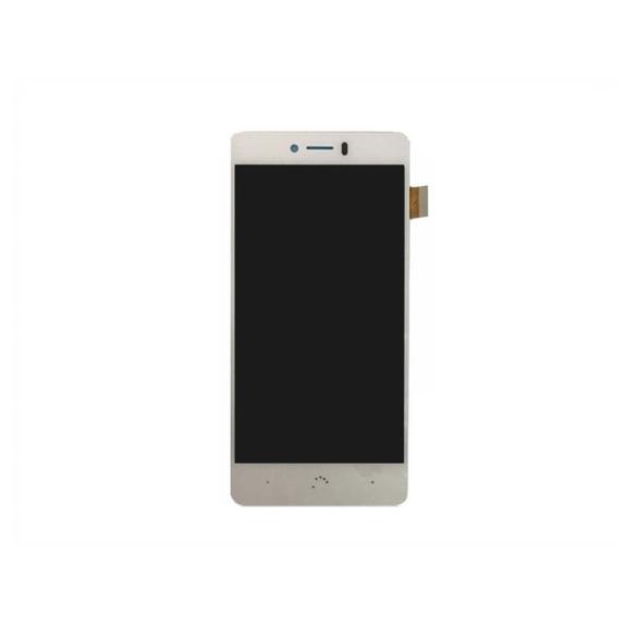 PANTALLA LCD COMPLETA PARA BQ AQUARIS U PLUS BLANCO SIN MARCO