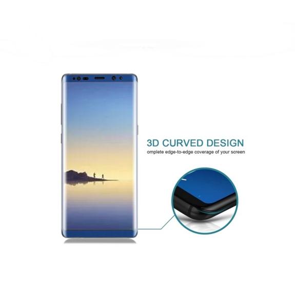 CRISTAL TEMPLADO 3D AZUL PARA SAMSUNG GALAXY NOTE 8