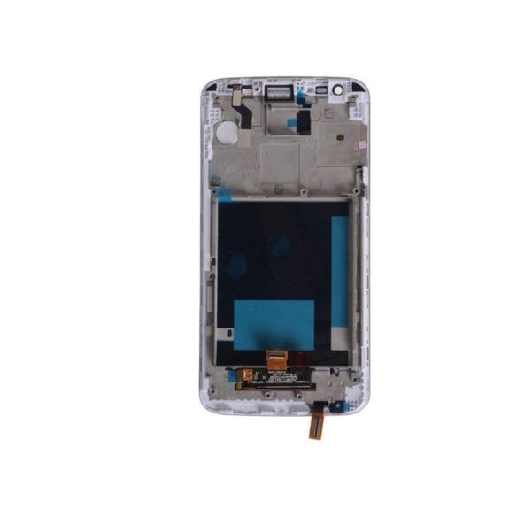 PANTALLA TACTIL LCD COMPLETA PARA LG G2 BLANCO CON MARCO