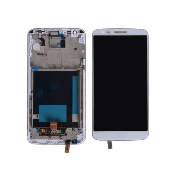 PANTALLA TACTIL LCD COMPLETA PARA LG G2 BLANCO CON MARCO