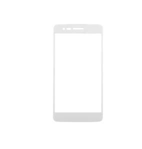 CRISTAL FRONTAL DE PANTALLA PARA LG K8 2017 BLANCO / PLATA