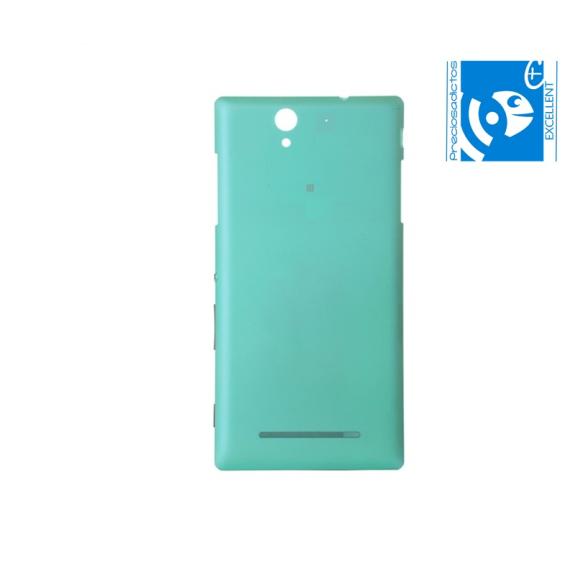 TAPA TRASERA CUBRE BATERIA PARA SONY XPERIA C3 VERDE