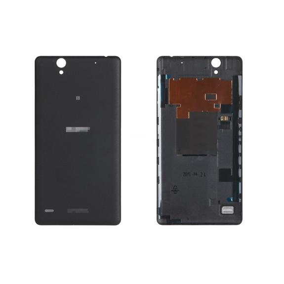 TAPA TRASERA CUBRE BATERIA PARA SONY XPERIA C4 NEGRO