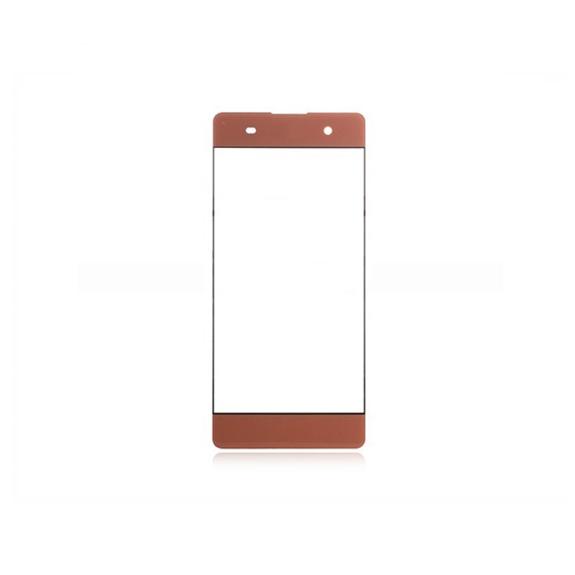 CRISTAL FRONTAL DE PANTALLA PARA SONY XPERIA XA ORO ROSADO