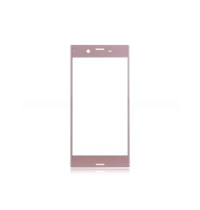 CRISTAL FRONTAL DE PANTALLA PARA SONY XPERIA XZ ORO ROSADO