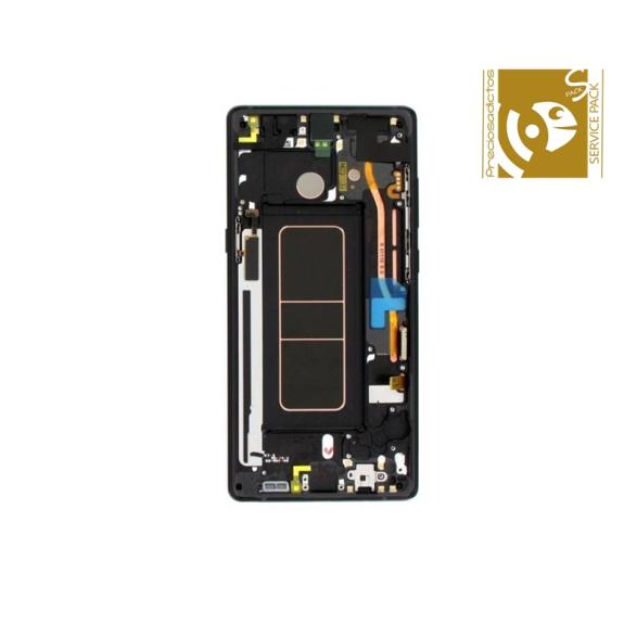 Pantalla SERVICE PACK para Samsung Galaxy Note 8 negro