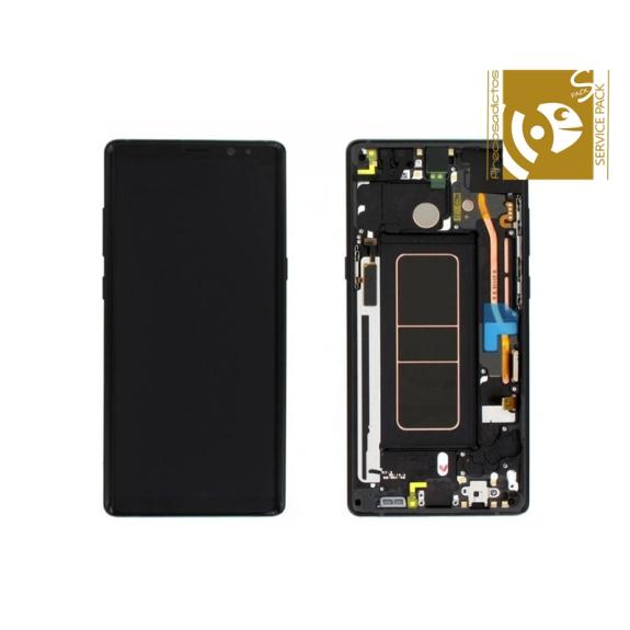 Pantalla SERVICE PACK para Samsung Galaxy Note 8 negro