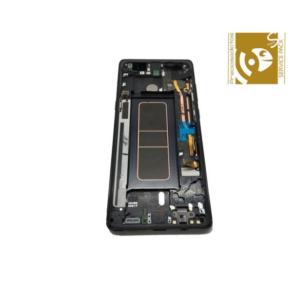 Pantalla SERVICE PACK para Samsung Galaxy Note 8 negro