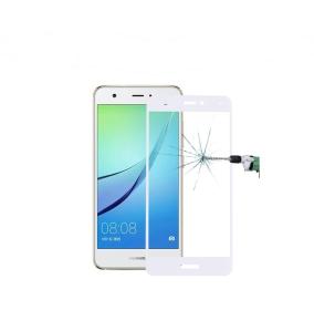 PROTECTOR PANTALLA CRISTAL TEMPLADO 3D BLANCO PARA HUAWEI NOVA