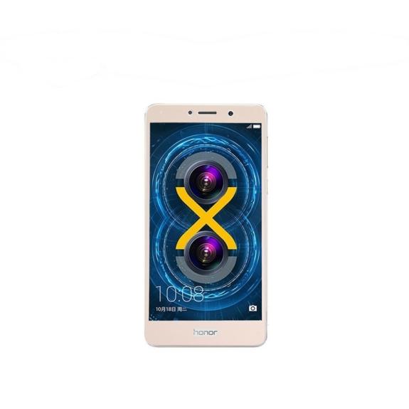 PROTECTOR CRISTAL TEMPLADO 3D DORADO PARA HUAWEI HONOR 6X