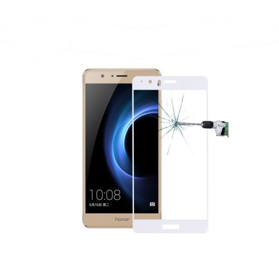 PROTECTOR CRISTAL TEMPLADO 3D BLANCO PARA HUAWEI HONOR V8