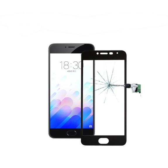 PROTECTOR DE PANTALLA CRISTAL TEMPLADO 3D NEGRO PARA MEIZU M3