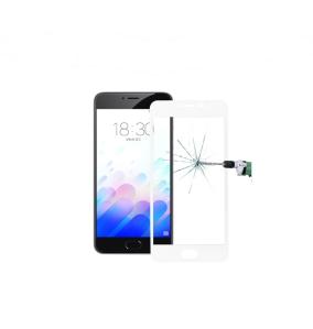 PROTECTOR DE PANTALLA CRISTAL TEMPLADO 3D BLANCO PARA MEIZU M3