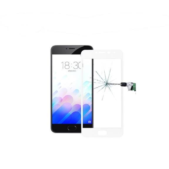 PROTECTOR DE PANTALLA CRISTAL TEMPLADO 3D BLANCO PARA MEIZU M3