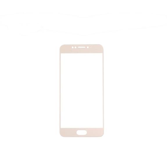 PROTECTOR DE PANTALLA CRISTAL TEMPLADO 3D DORADO PARA MEIZU MX6