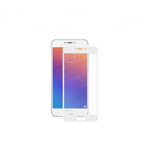 PROTECTOR DE PANTALLA CRISTAL TEMPLADO 3D BLANCO PARA MEIZU PRO