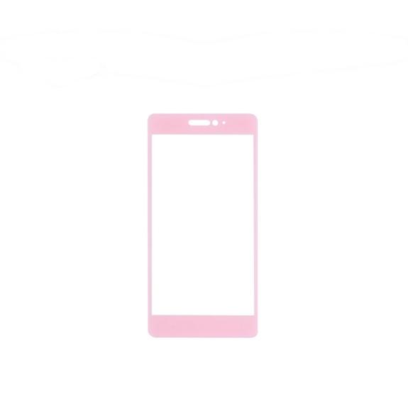 PROTECTOR DE PANTALLA CRISTAL TEMPLADO 3D ROSA PARA XIAOMI MI 4C