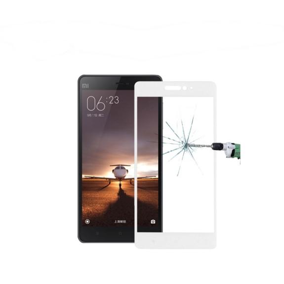 PROTECTOR PANTALLA CRISTAL TEMPLADO 3D BLANCO PARA XIAOMI MI 4C