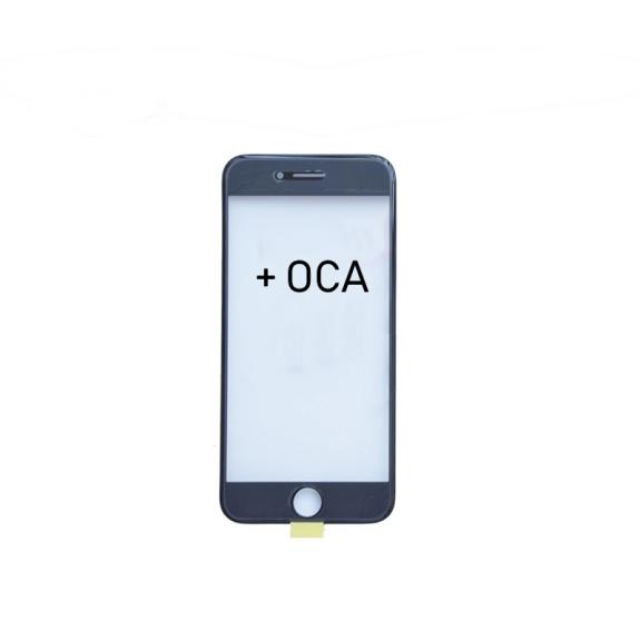 Cristal frontal de pantalla para iPhone 8 / SE 2020 negro